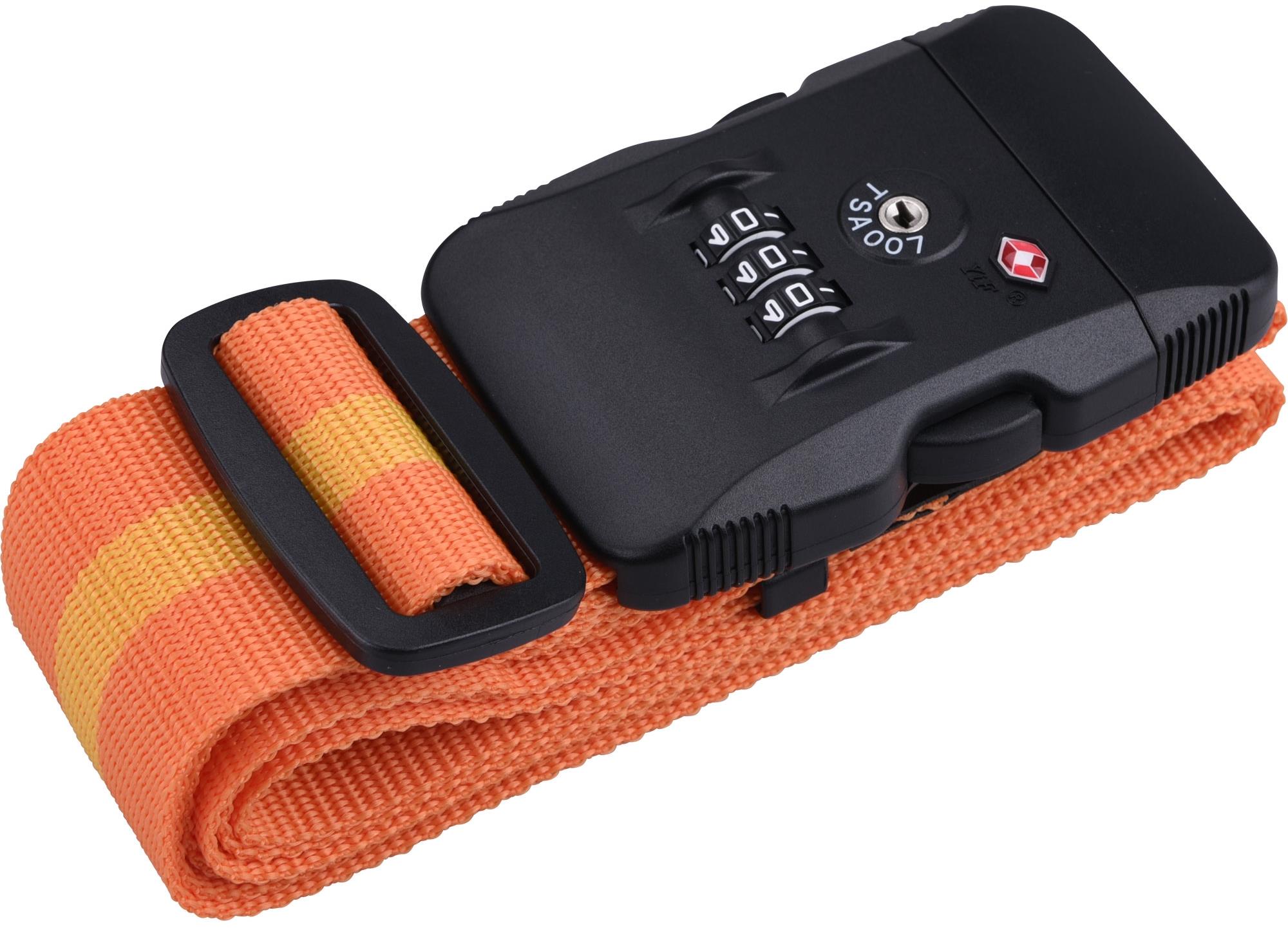 EXTOL PREMIUM Popruh na batožinu TSA s trojmiestnym kódom, 2 m × 5 cm