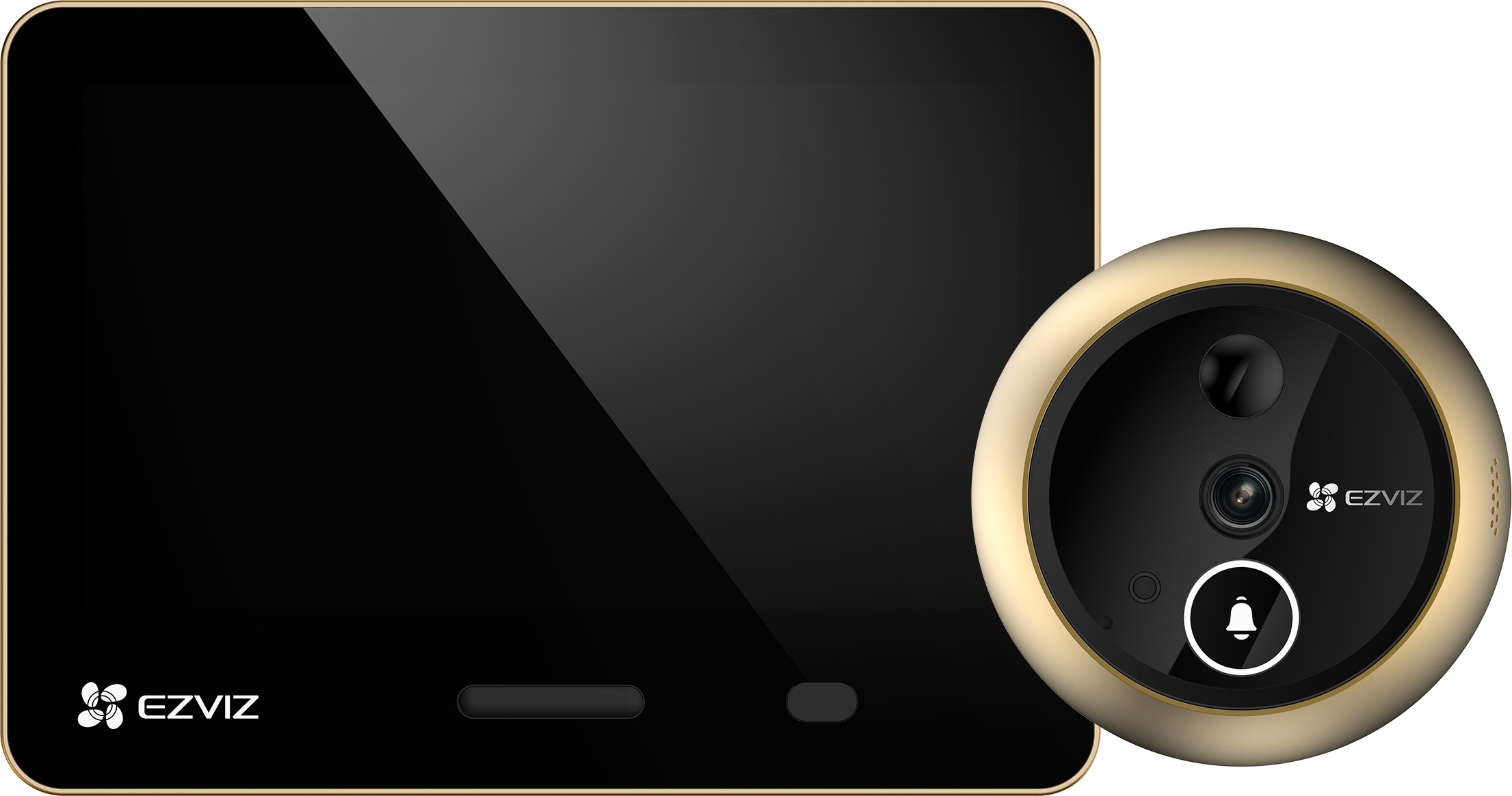 EZVIZ Smart WiFi dverné kukátko EP4 (Golden)