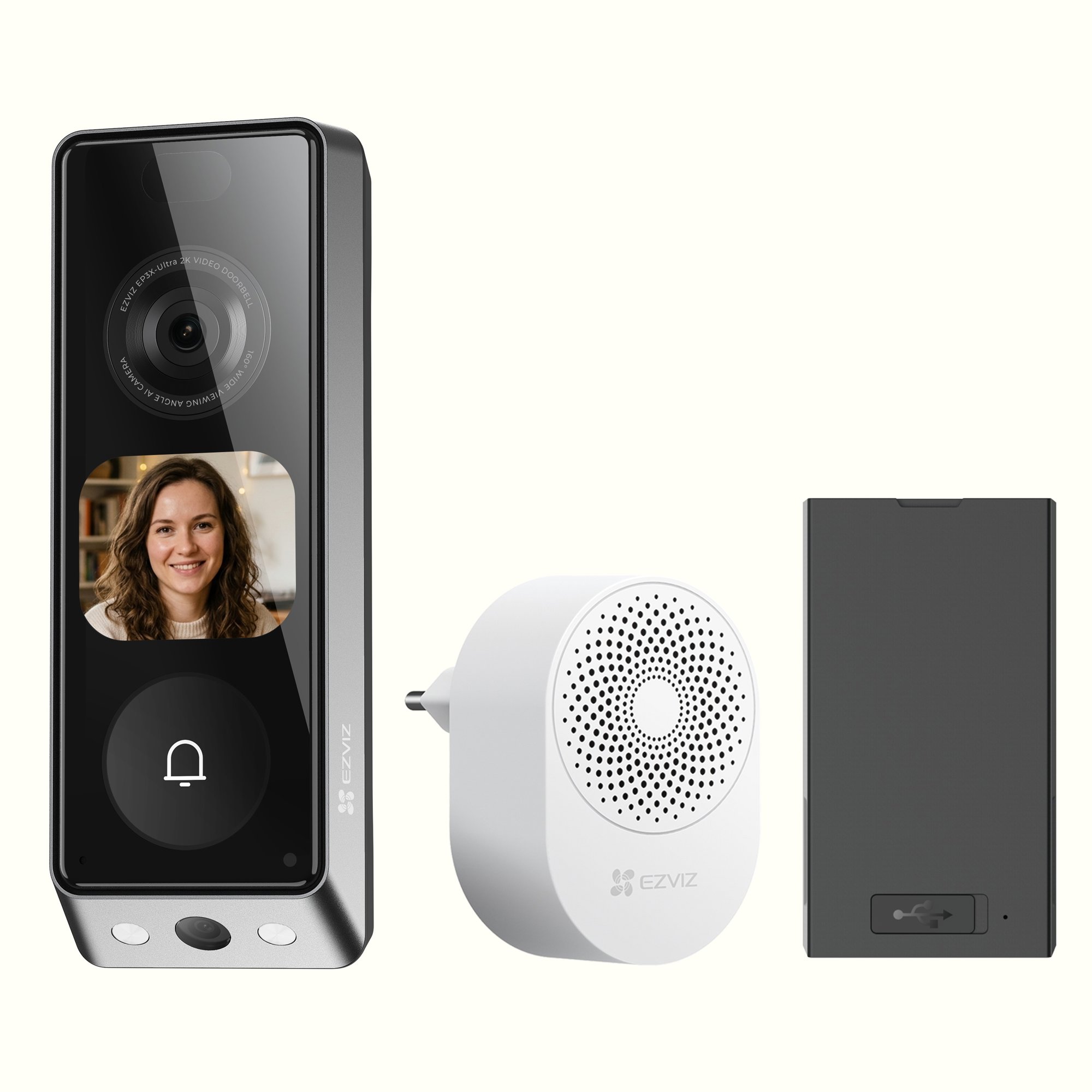 EZVIZ Smart WiFi Videozvonček EP8 Ultra