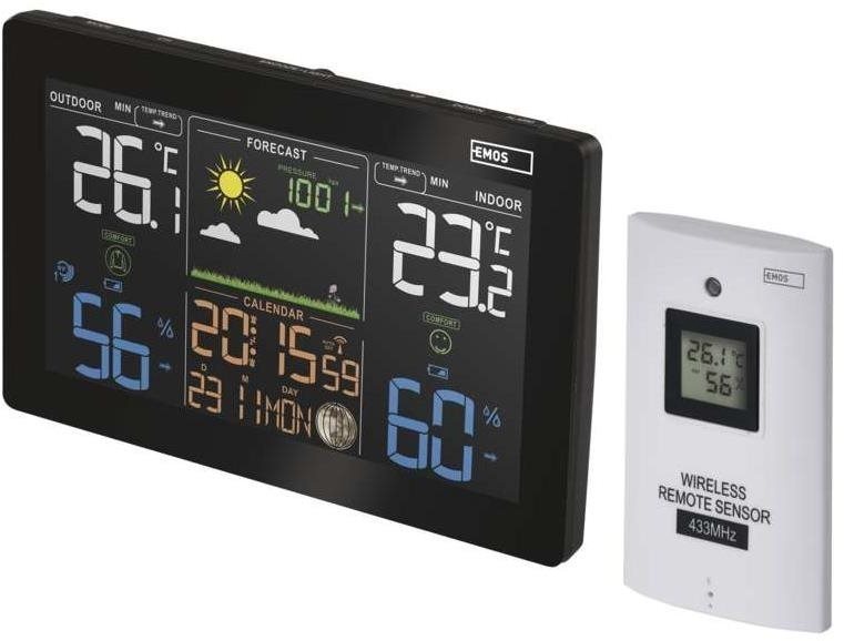 EMOS Domáca bezdrôtová meteostanica E5111