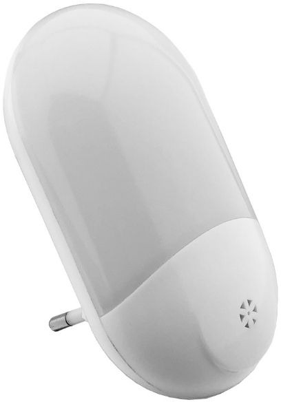 Entac Nočné svetlo so súmrakovým senzorom 0,7 W biely ovál, teplé