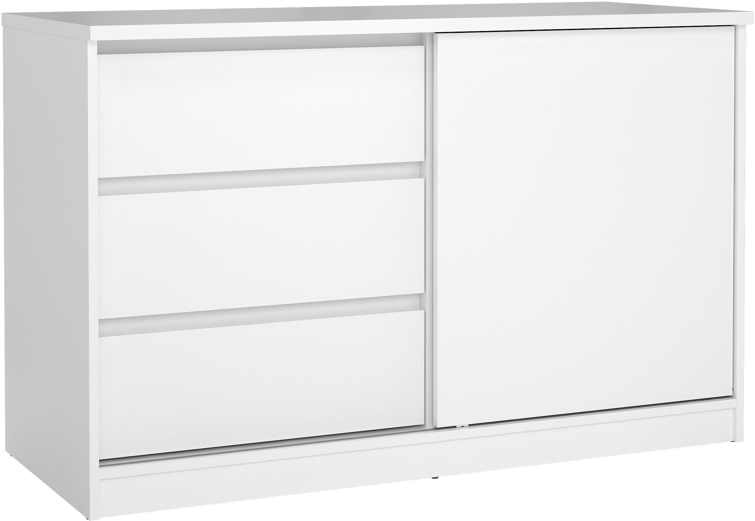 FALCO Komoda SIMPLICITY 207 biely lesk