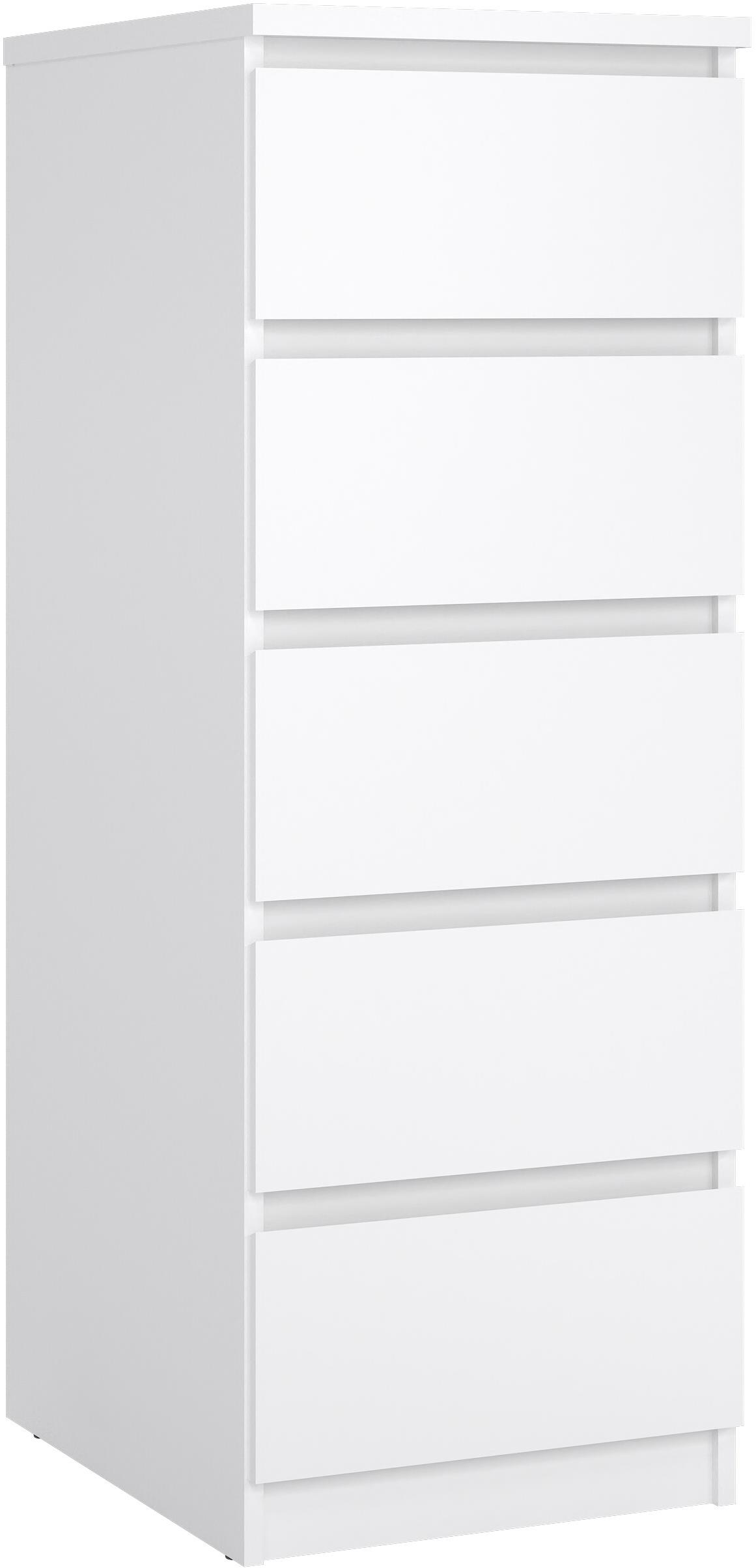 FALCO Komoda SIMPLICITY 233 biely lesk