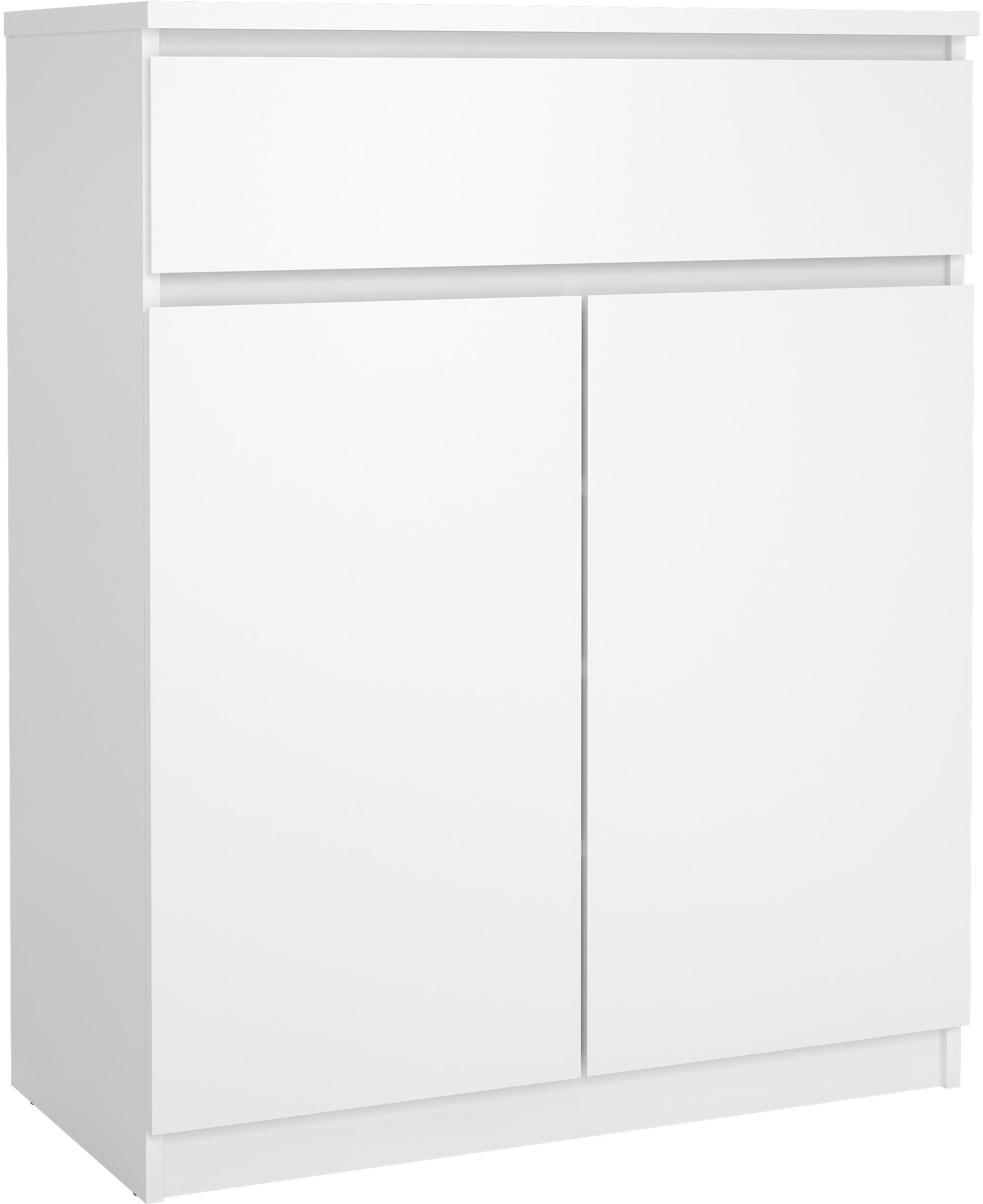FALCO Komoda SIMPLICITY 234 biely lesk
