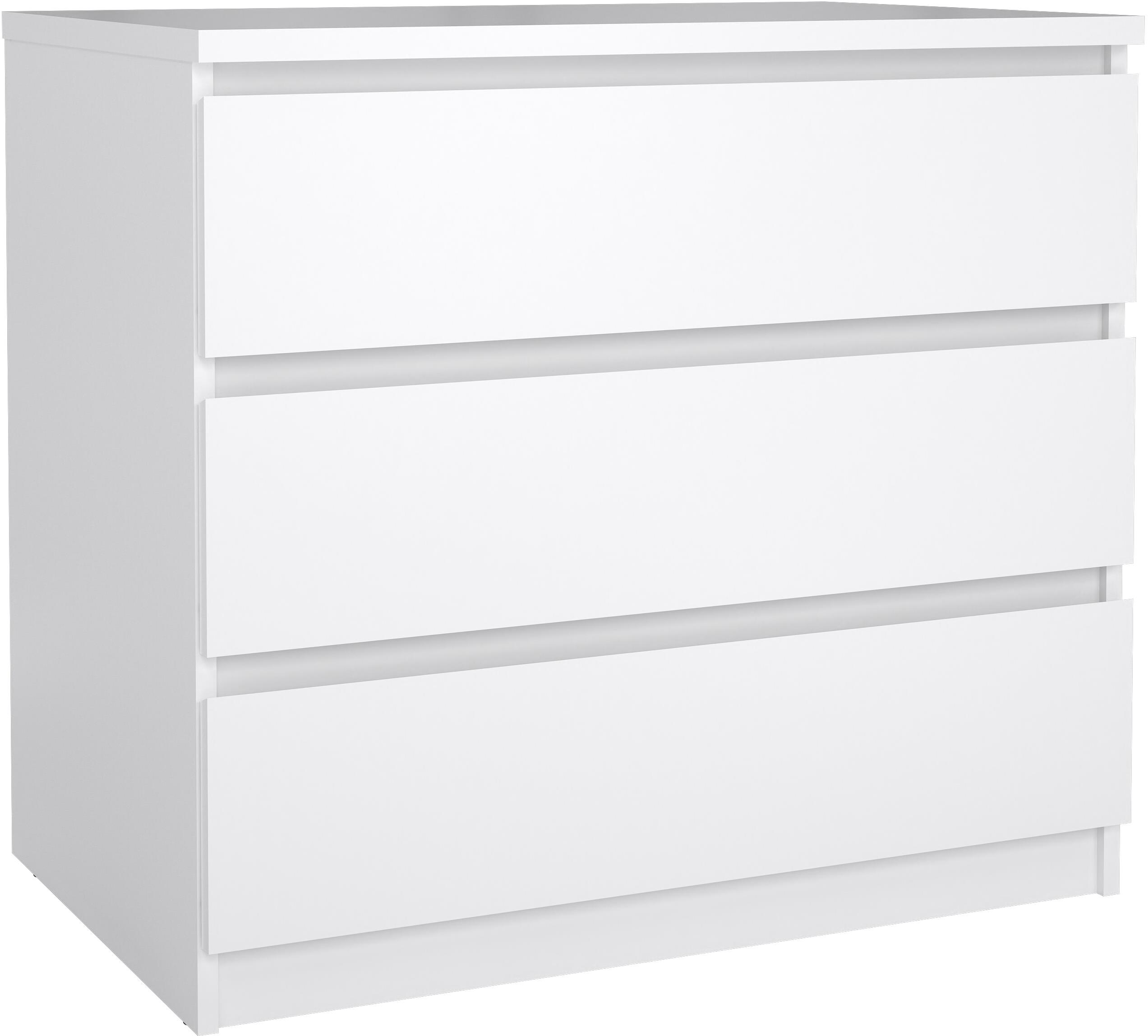 FALCO Komoda SIMPLICITY 235 biely lesk