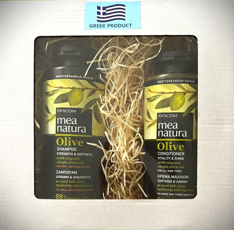 Farcom Olivový, Šampón sila a jemnosť 300 ml + Kondicionér 300 ml