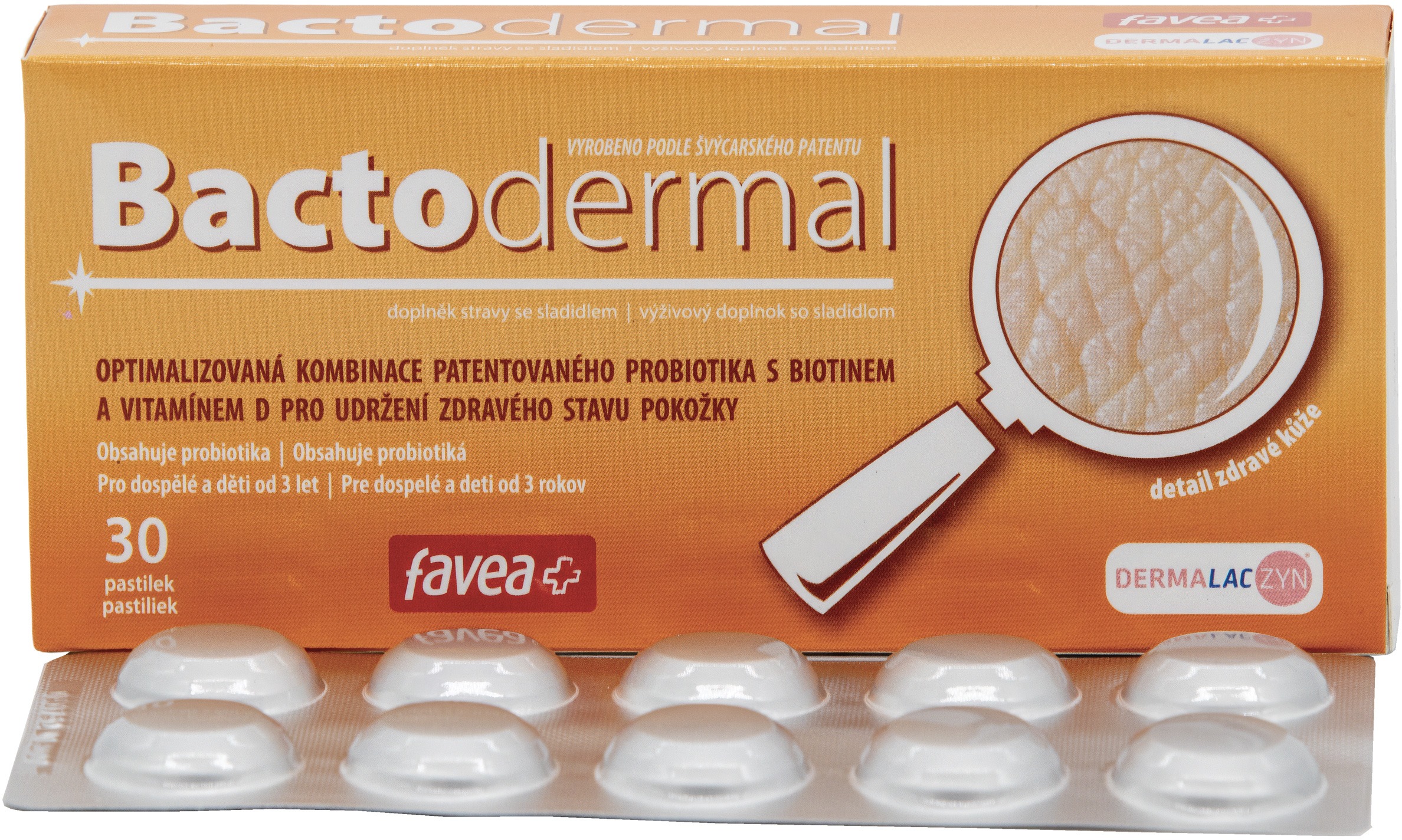 Favea Bactodermal, 30 tabliet