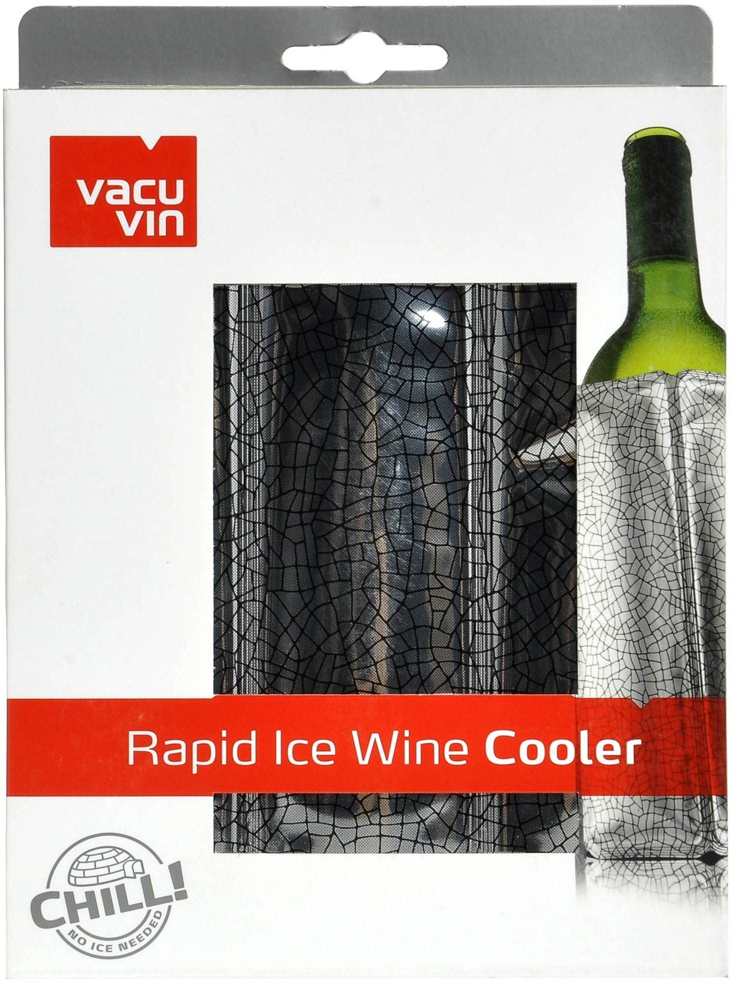 Vacu Vin Chladiaci návlek na víno, strieborný