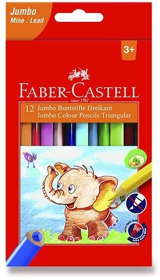 Faber-Castell Extra JUMBO 12 farieb