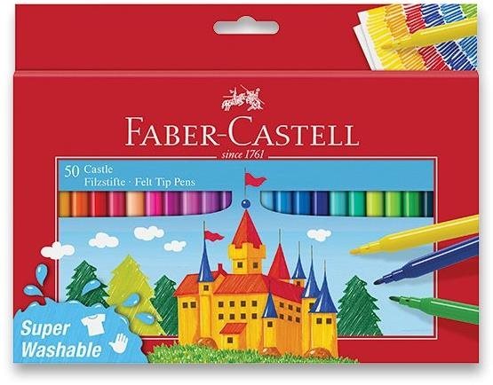 Faber-Castell Castle okrúhle, 50 farieb