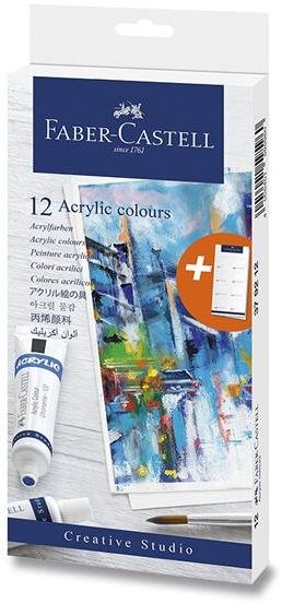 FABER-CASTELL v tube, 12 farieb