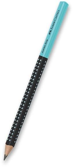 FABER-CASTELL Grip Jumbo TwoTone HB trojhranná, tyrkysová