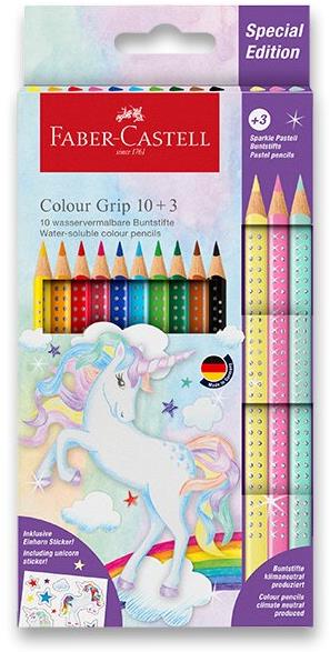 FABER-CASTELL Grip Unicorn, 10 + 3 farby