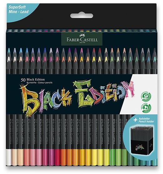 FABER-CASTELL Black Edition, 50 farieb