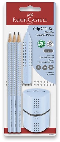 FABER-CASTELL Grip Sada Sky Blue