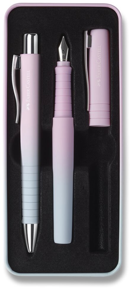 FABER-CASTELL Set Poly Ball Flow Blushing Sky