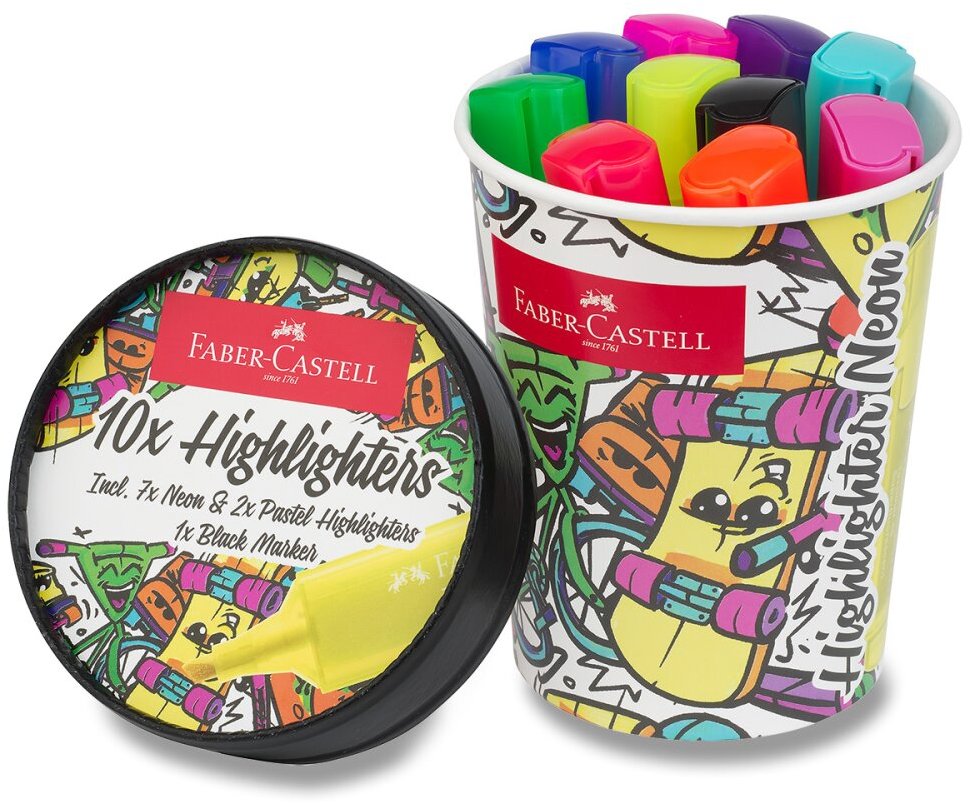 FABER-CASTELL Textliner 46 Ice Cream Superfluorescent, 10 farieb