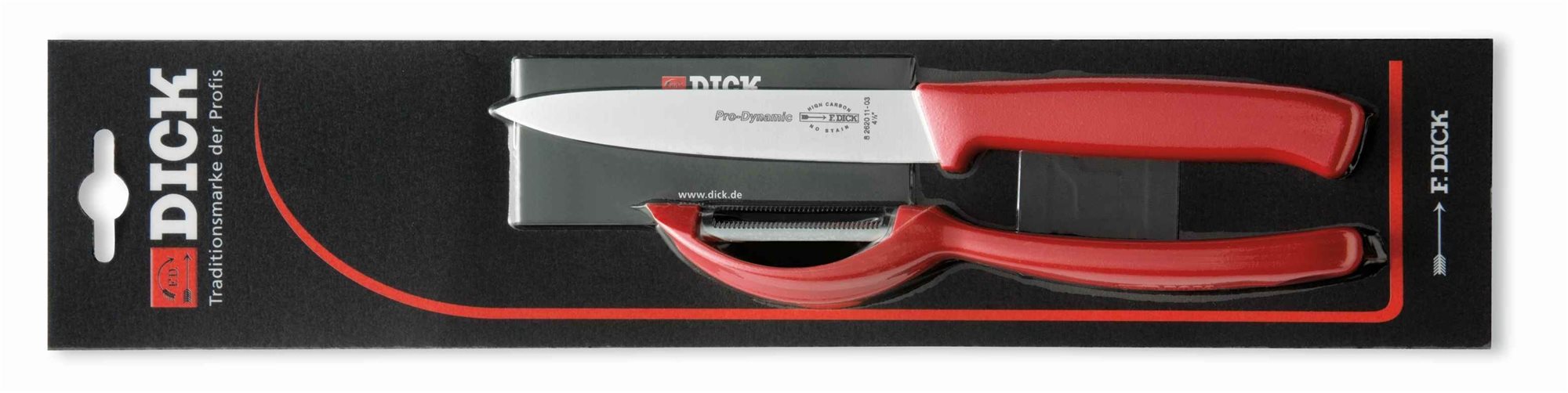 F. Dick 2-dielna súprava s nožom a škrabkou