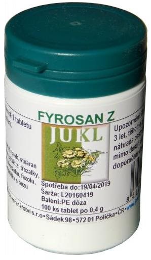 JUKL tablety Fyrosan Z
