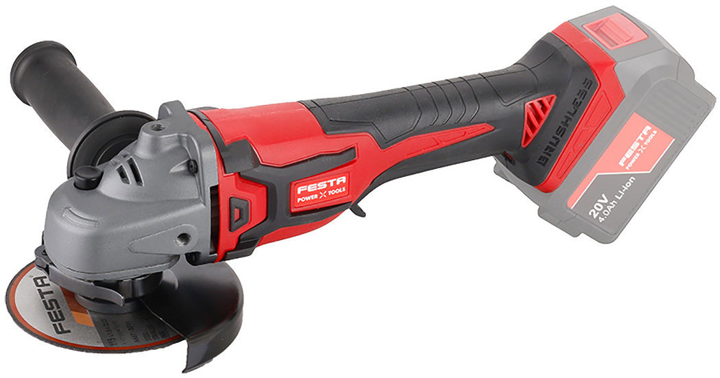 FESTA Brúska uhlová AKU SHARE20V, Brushless 125 mm 28030 (bez AKU)