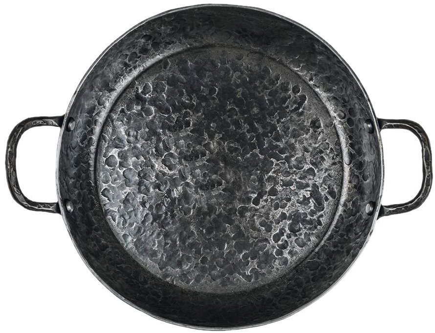 Forged Essentials Pánev se dvěma rukojeťmi, ocelová, výška 70 mm, průměr 240 mm