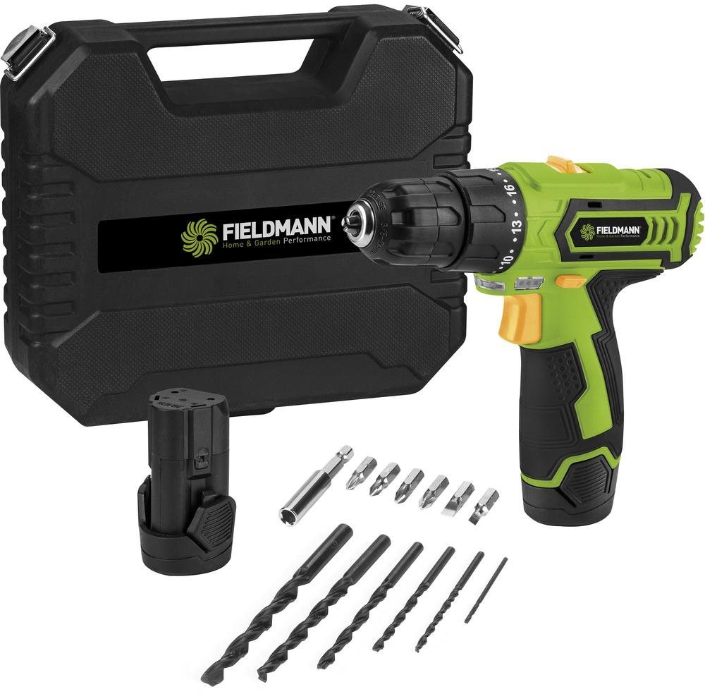 FIELDMANN Vŕtačka AKU 12 V s príslušenstvom FDV 10252-A (1× 1,3 Ah)