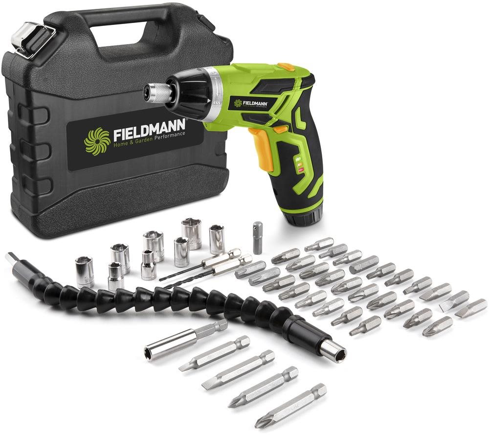 FIELDMANN Skrutkovač AKU 3,6 V s príslušenstvom a flexi nadstavcom FDS 10155-A (1× 1,3 Ah)