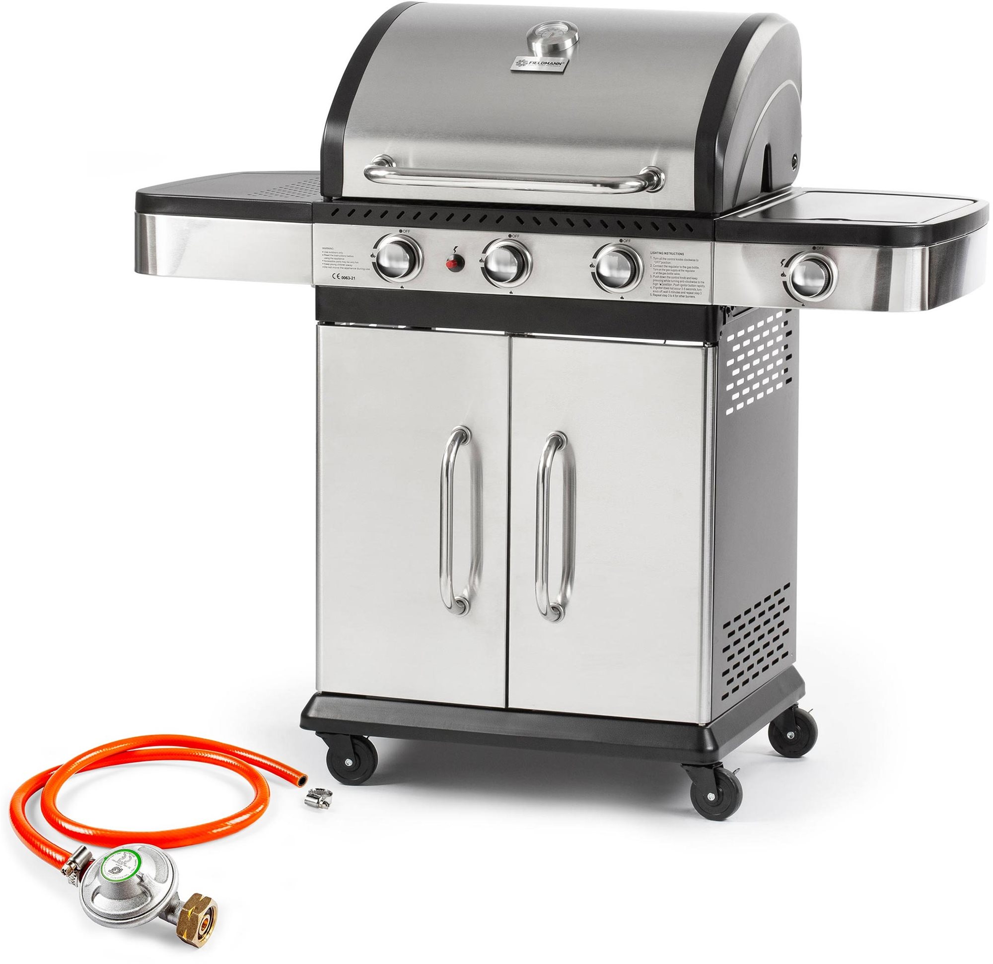 FIELDMANN Gril plynový 3+1 hor. FZG 3011