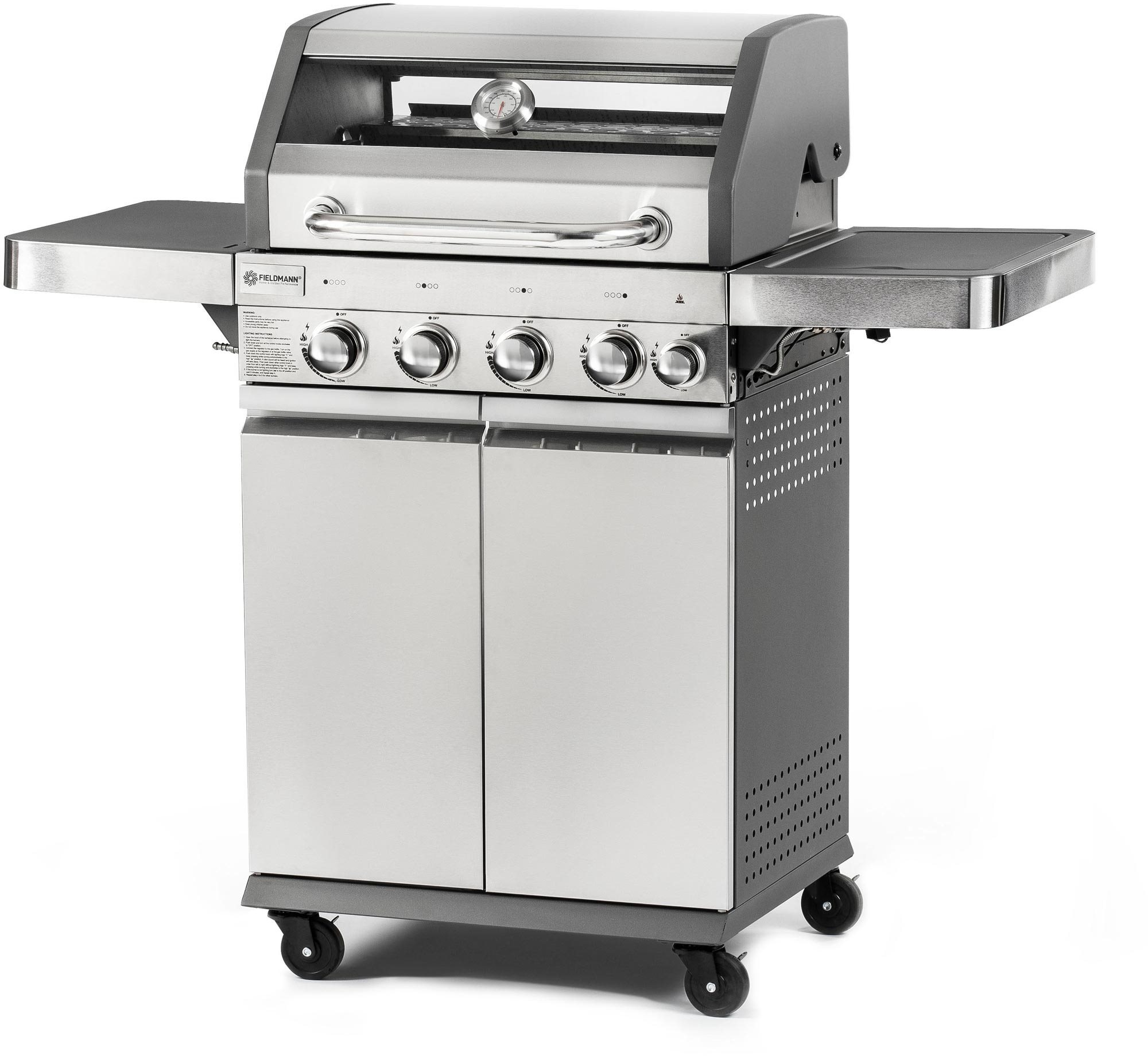 FIELDMANN FZG 3018 Plynový gril 4 + 1 hoř.