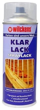 Wilckens Bezfarebný lak vo vysokom lesku v spreji Klarlack Hochglanz Lackspray, WI.16000100140
