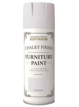 Rust-Oleum Farba na nábytok v spreji, kriedový mat, 400 ml, sivá, RO.14113.HU.0.4