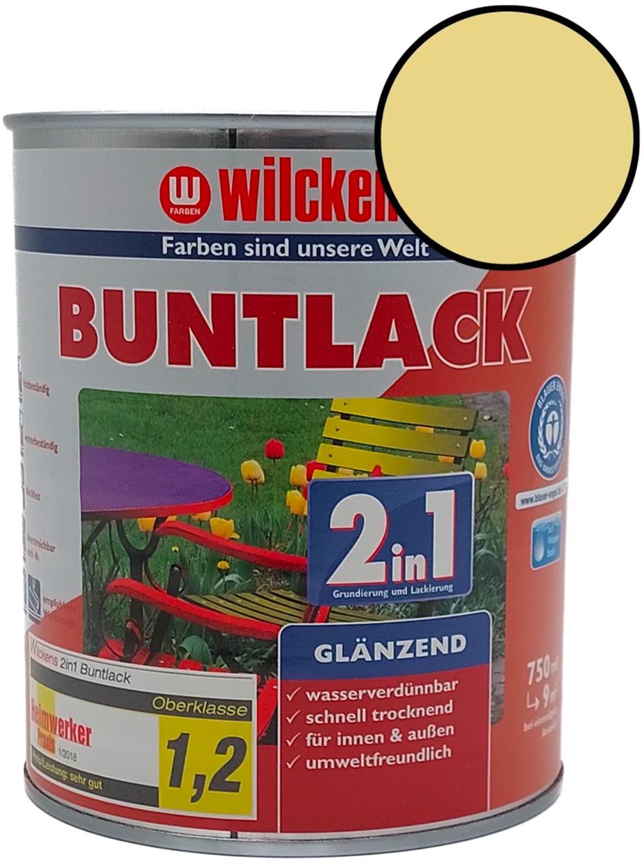 Wilckens Vodou riediteľná univerzálna akrylátová lesklá farba 2 v 1 žltá, WI.10411500050