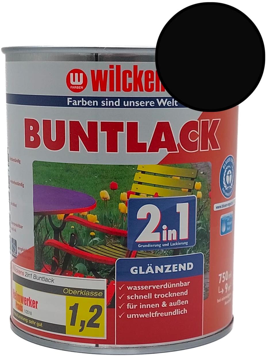 Wilckens Vodou riediteľná univerzálna akrylátová lesklá farba 2 v 1 čierna, WI.10490500050