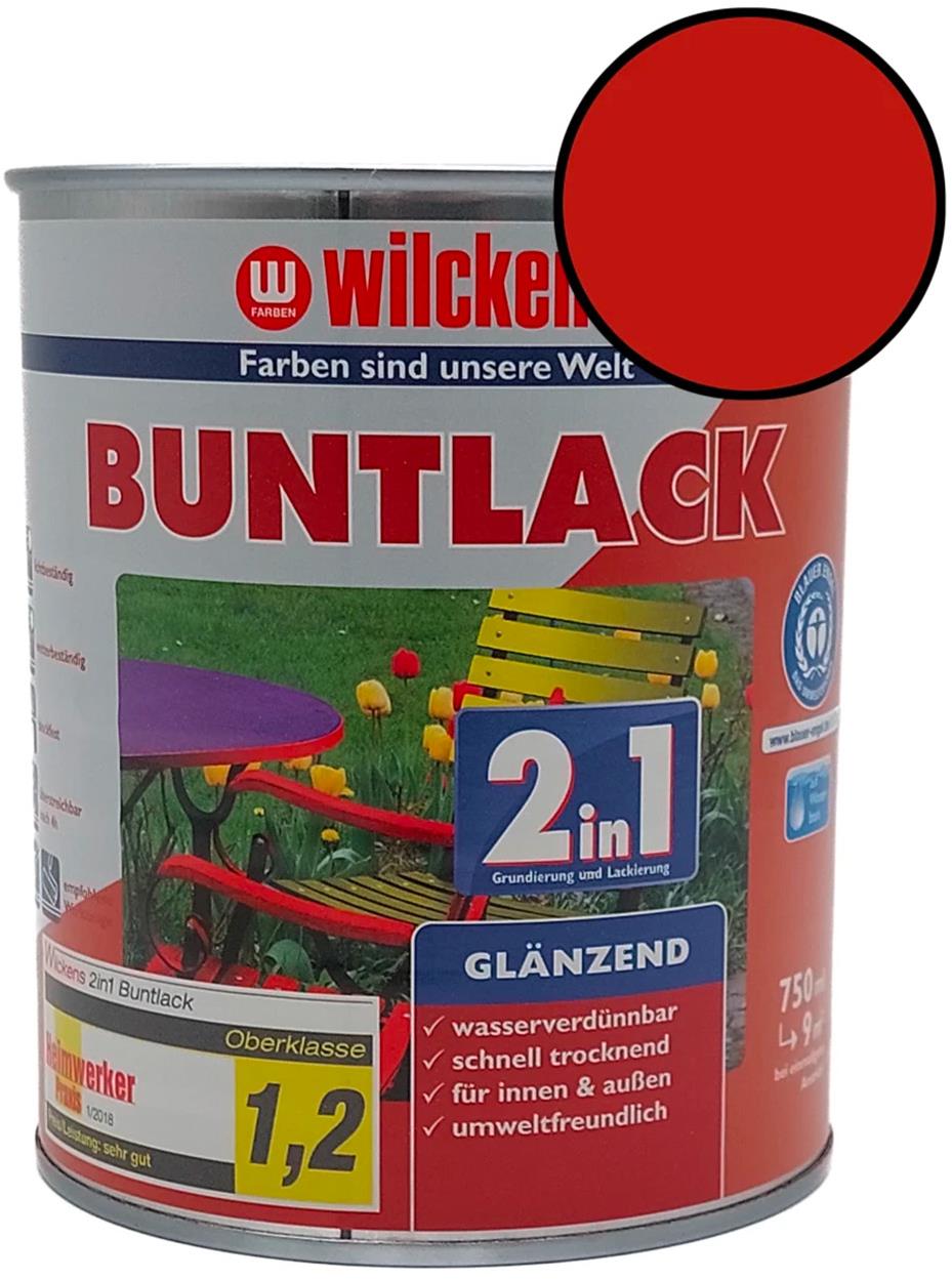 Wilckens Vodou riediteľná univerzálna akrylátová lesklá farba 2 v 1 červená, WI.10430000050