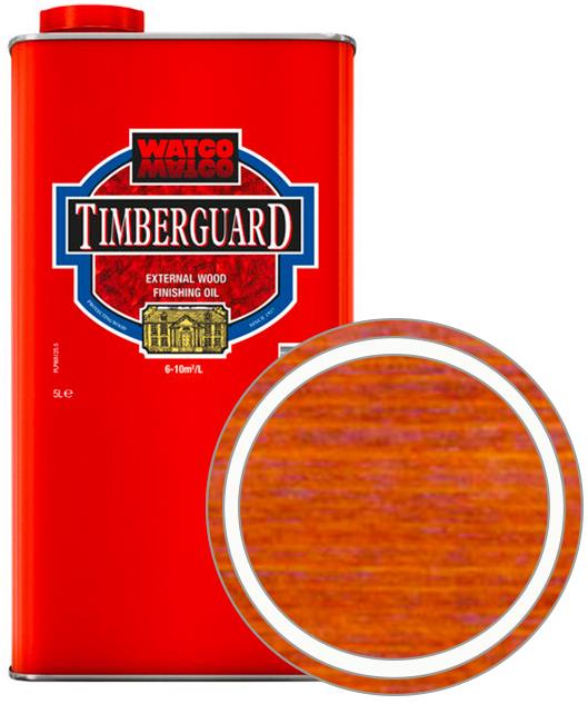 Timberex Prírodný olej na drevo do exteriéru Timberguard Exterior hnedá, RO.PWA289.5