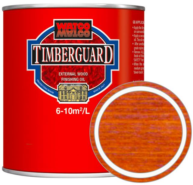 Timberex Prírodný olej na drevo do exteriéru Timberguard Exterior, hnedá, RO. PWA289.1