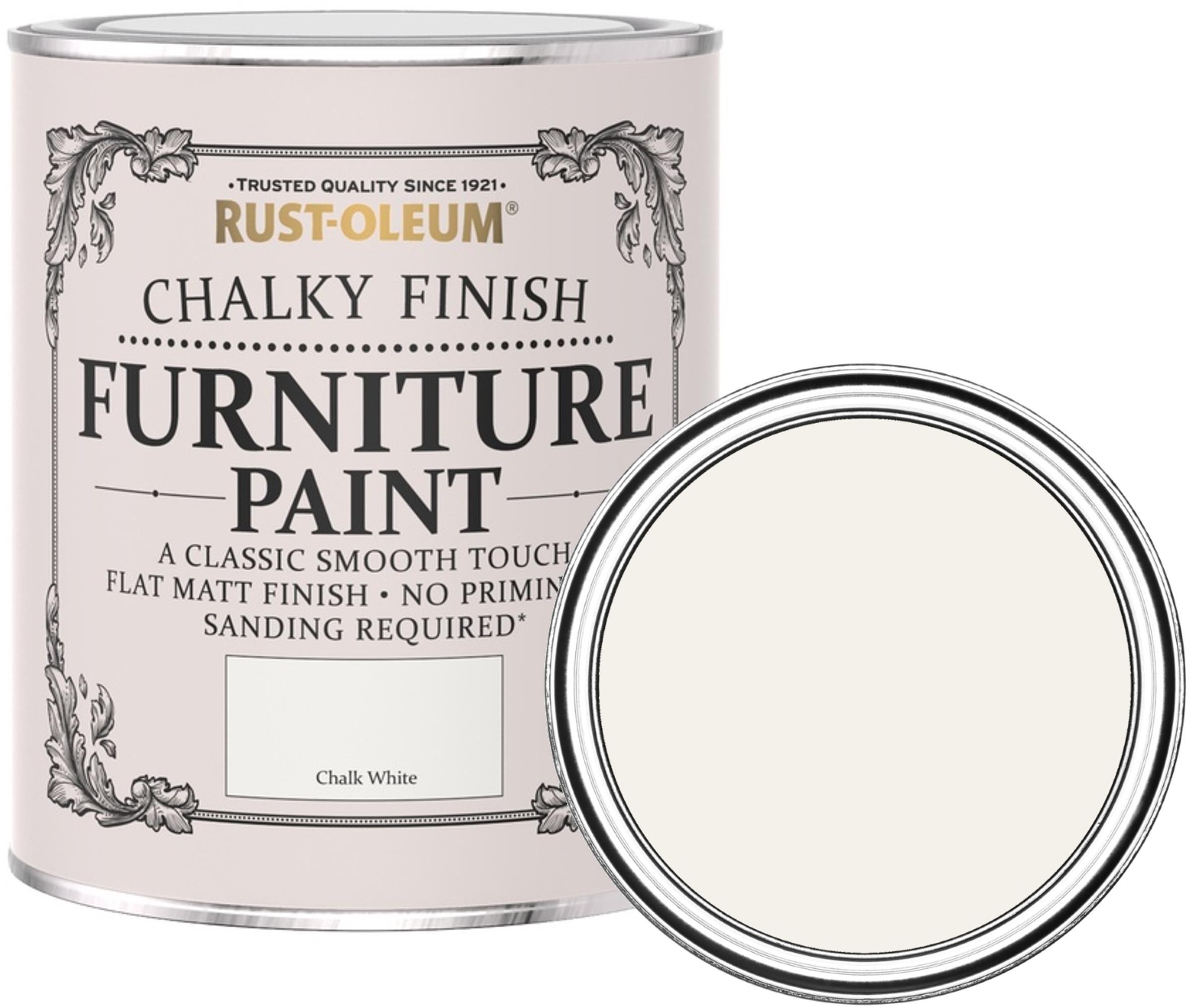 Rust-Oleum Kriedová matná farba na nábytok Chalky Finish Furniture Paint, biela, RO.14000.HU.0.75