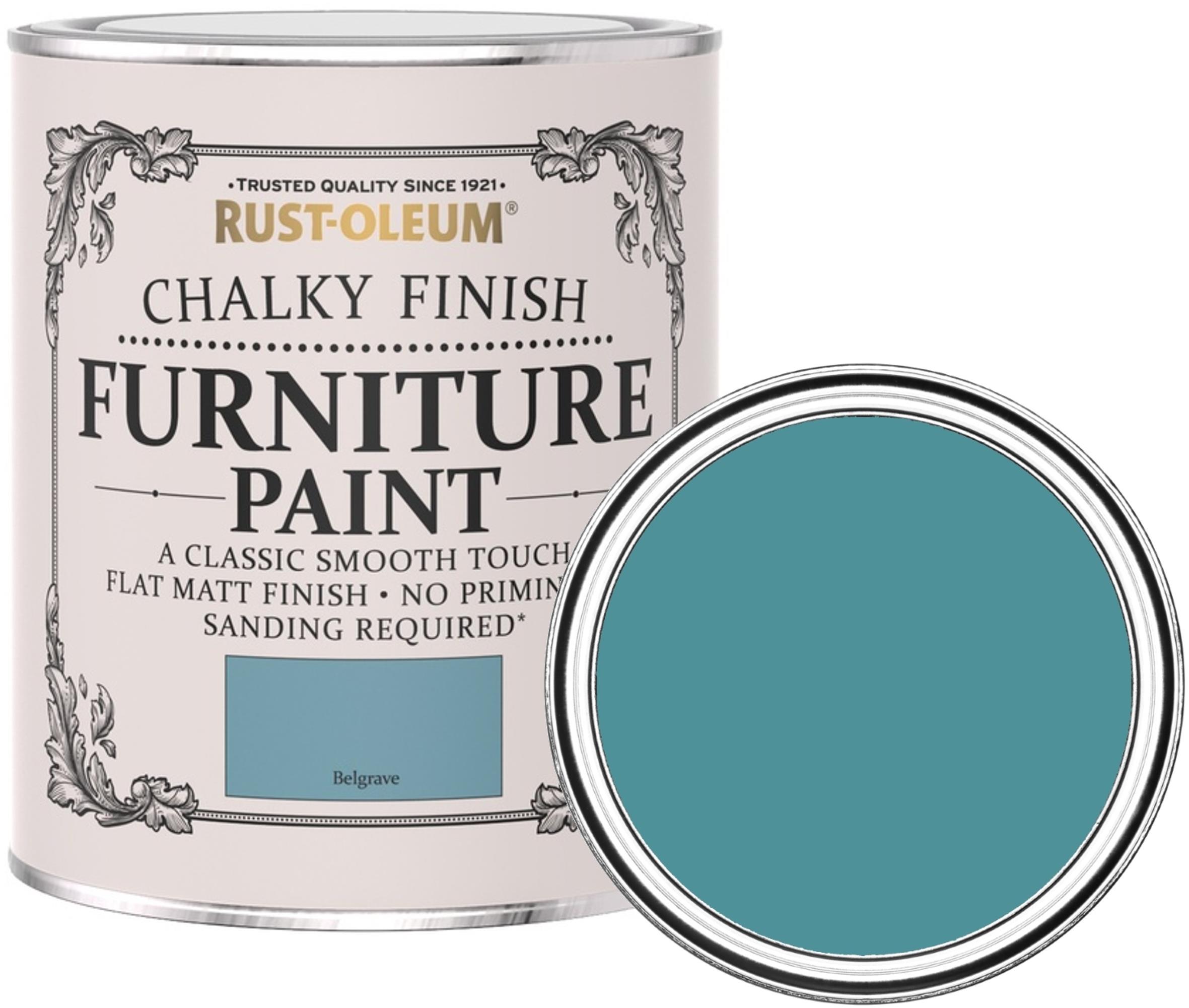 Rust-Oleum Kriedová matná farba na nábytok Chalky Finish Furniture Paint, odtieň modrej, RO.14009.HU.0