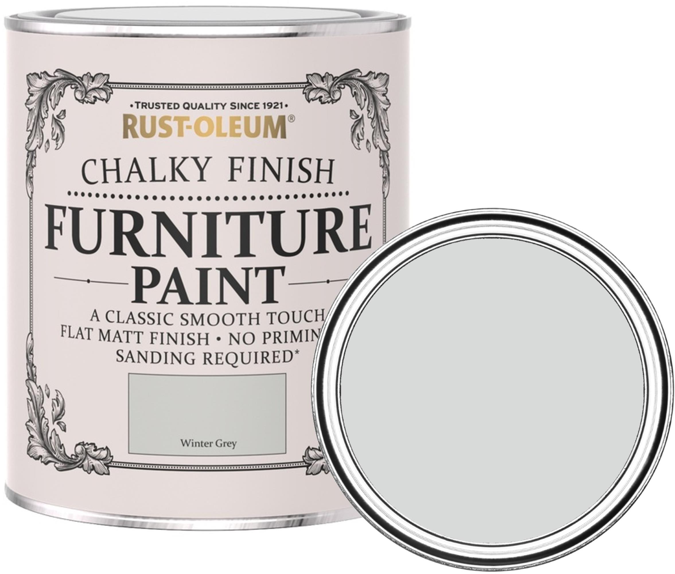 Rust-Oleum Kriedová matná farba na nábytok Chalky Finish Furniture Paint, variant sivá, RO.14013.HU.