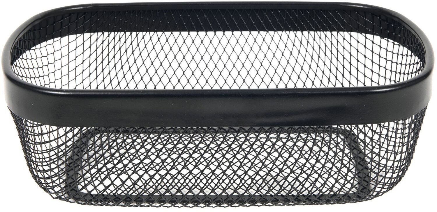 Gastro Kôš oválny kovový, čierny, výška 95 mm, dĺžka 280 mm, šírka 180 mm