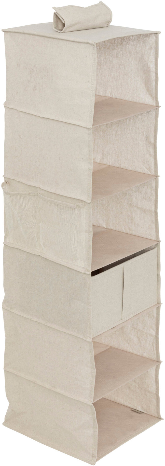 5five Simply Smart, Závesný organizér do skrine Dressy, 6 priehradiek, 30 × 30 × 127 cm