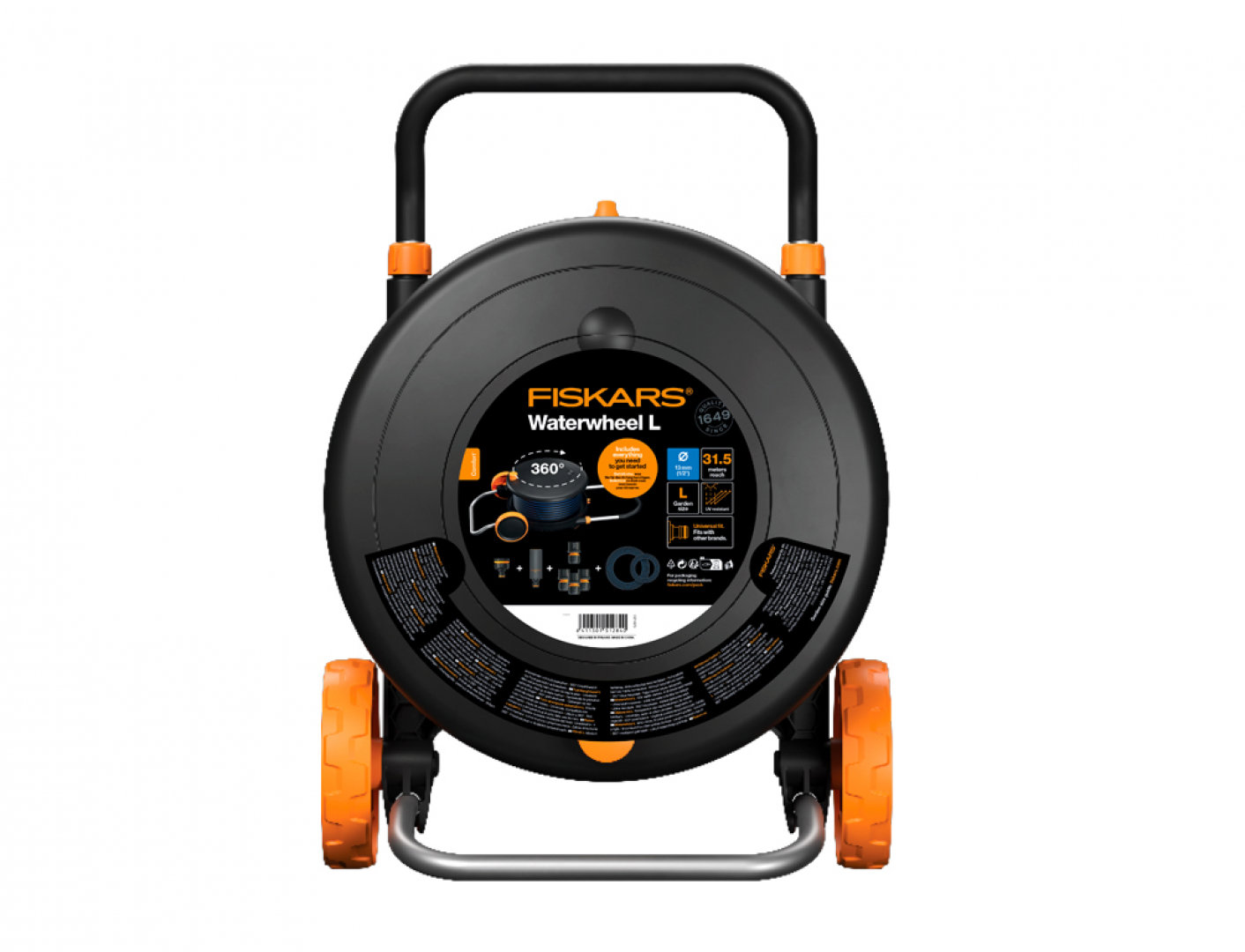FISKARS Vozík s bubnom a hadicou L 13 mm (1/2") 31,5 m 1071670
