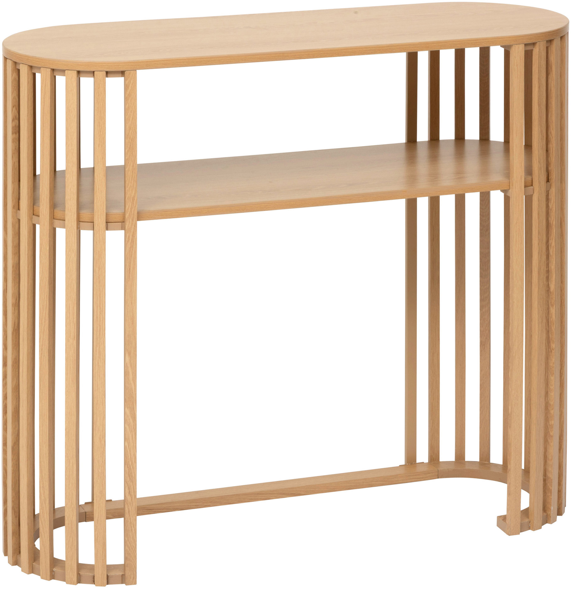 5five Simply Smart SLAT lamelová konzole s policí, 100 cm