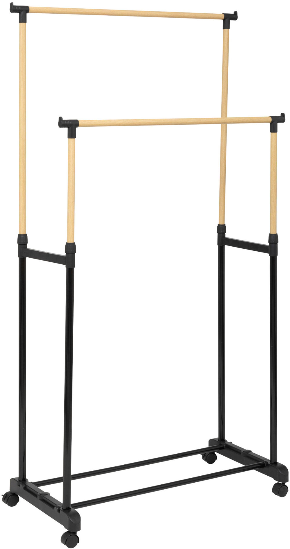 5five Simply Smart Dvojitý vešiak na oblečenie WOODY, 86 × 42 × 165 cm