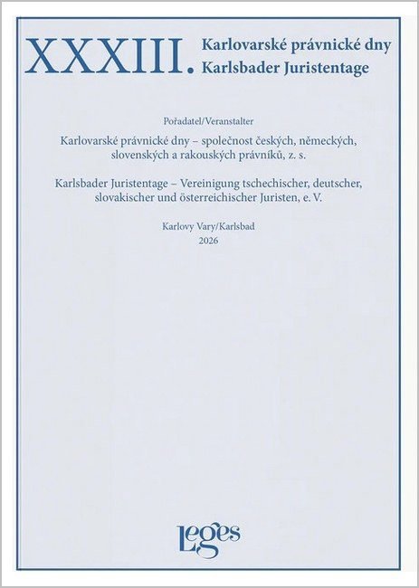 XXXIII. Karlovarské právnické dny