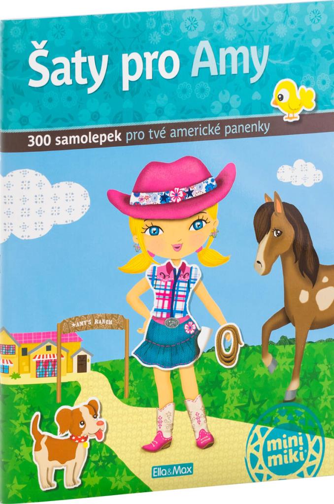 Šaty pro Amy: 300 samolepek pro tvé americké panenky