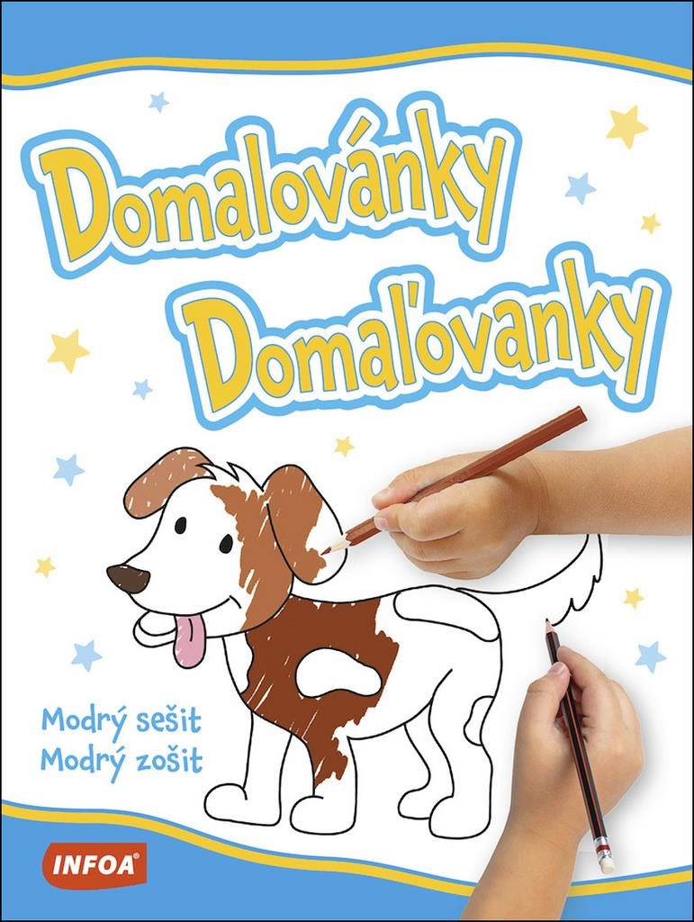 Domalovánky/Domaľovanky: Modrý sešit/zošit