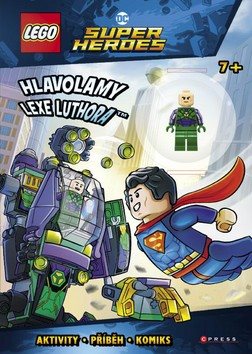 LEGO DC Comics Super Heroes Hlavolamy Lexe Luthora: Aktivity, příběh, komoks + minifigurka