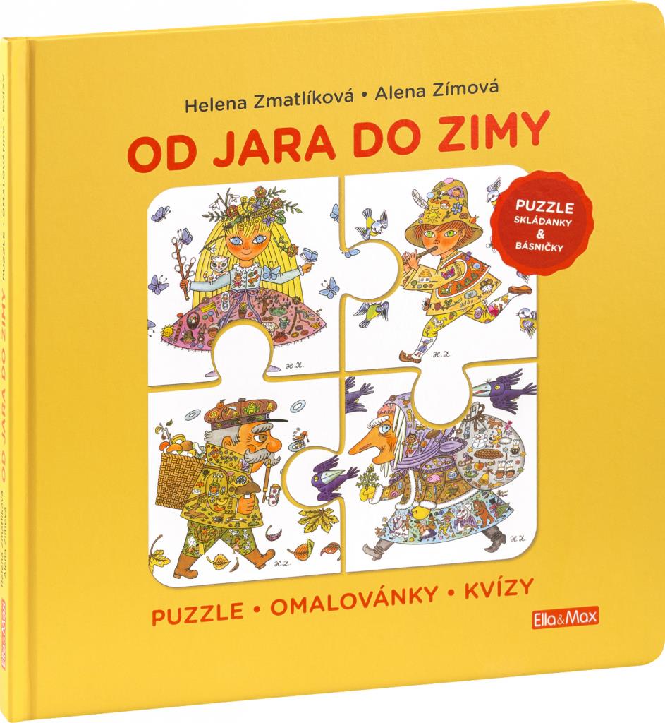 Od jara do zimy: Puzzle - Omalovánky - Kvízy