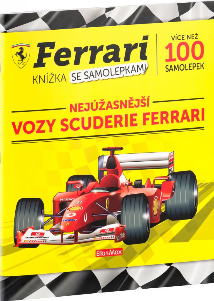 Ferrari Nejúžasnější vozy Scruderie Ferrari: Knížka se samolepkami